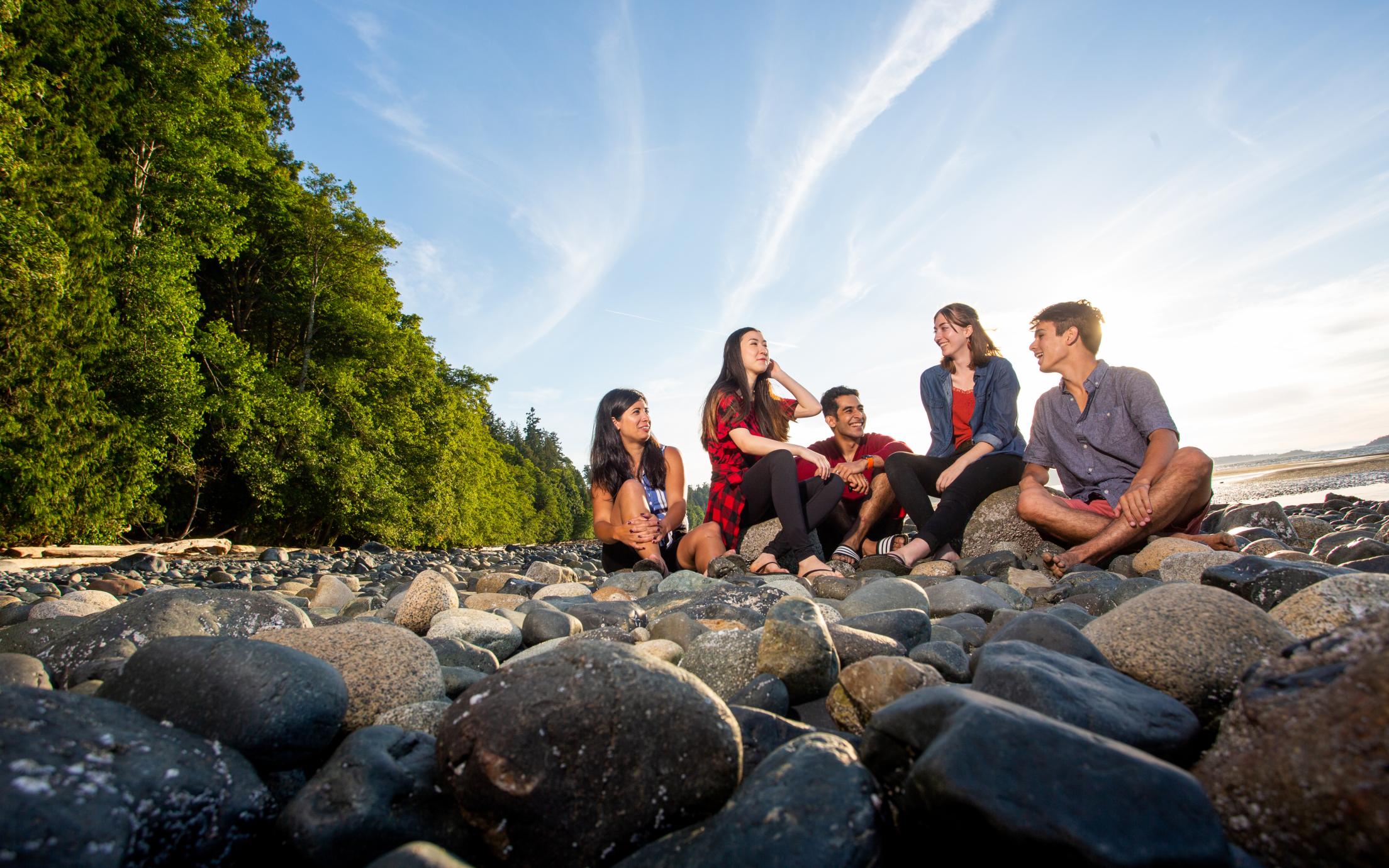 VIU Students Recreation at the Beach