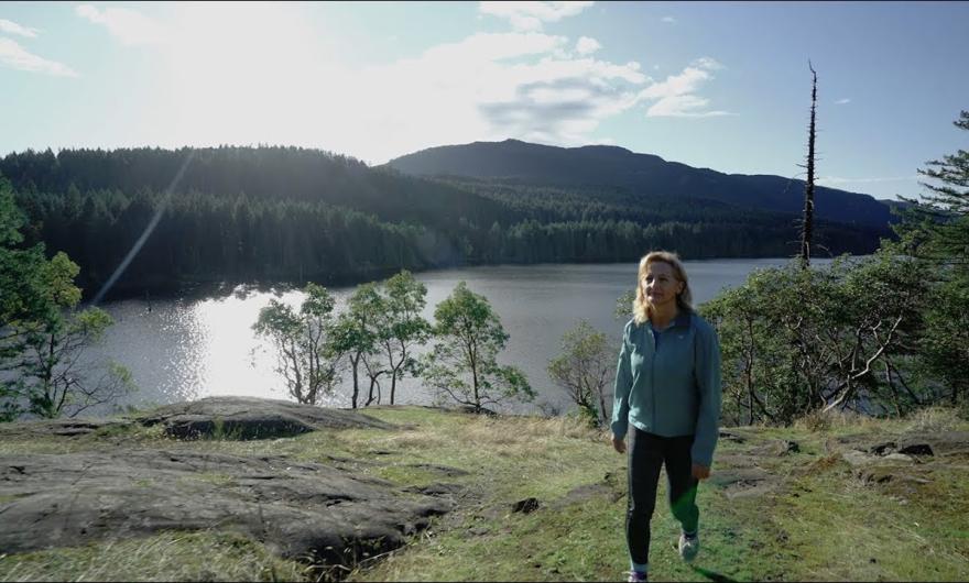 VIU Employee enjoying nature
